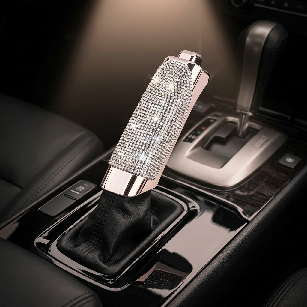 Diamond Crystal Handbrake Cover