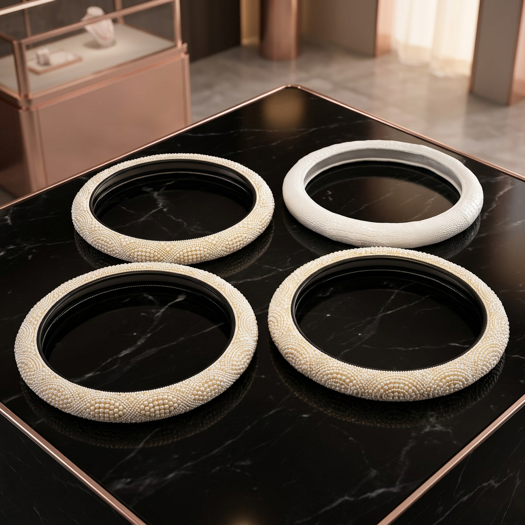 Pearl Couture Steering Cover