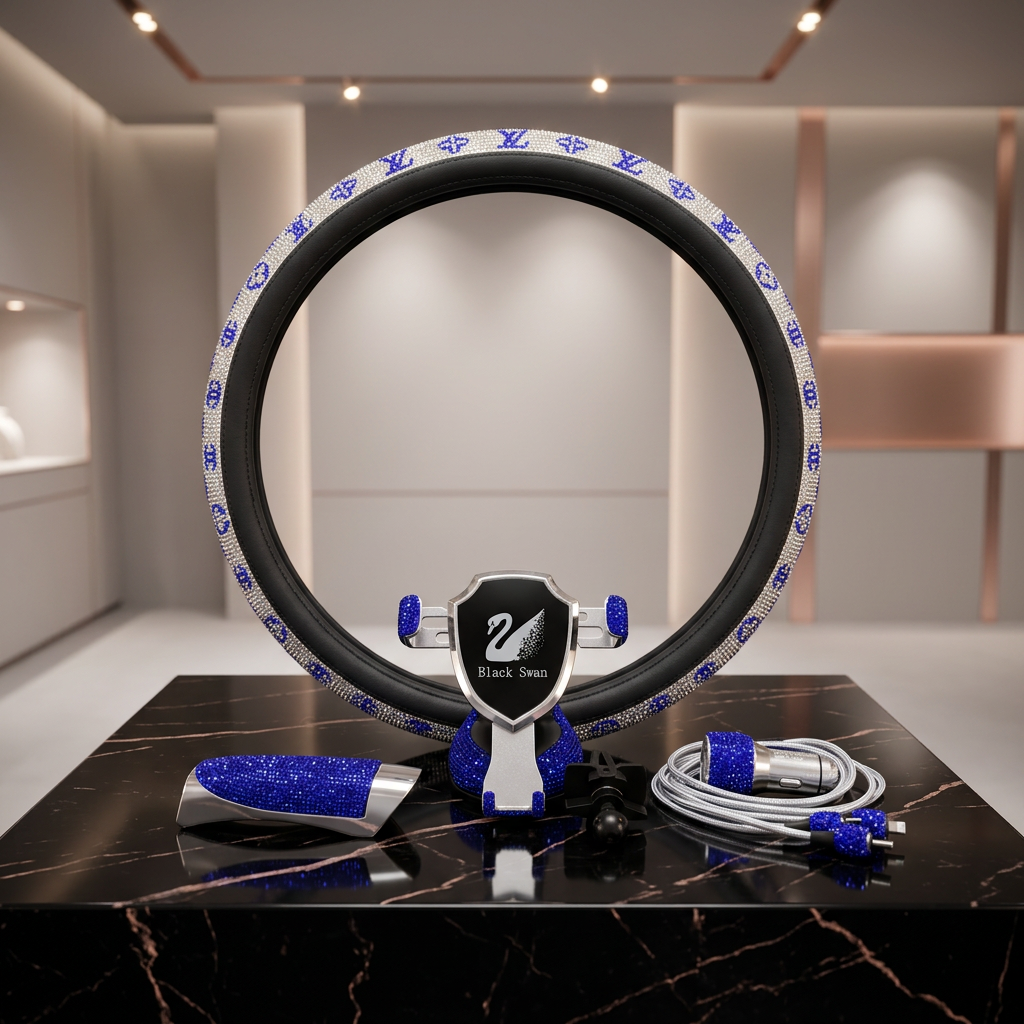 Royal Blue Crystal Car Suite