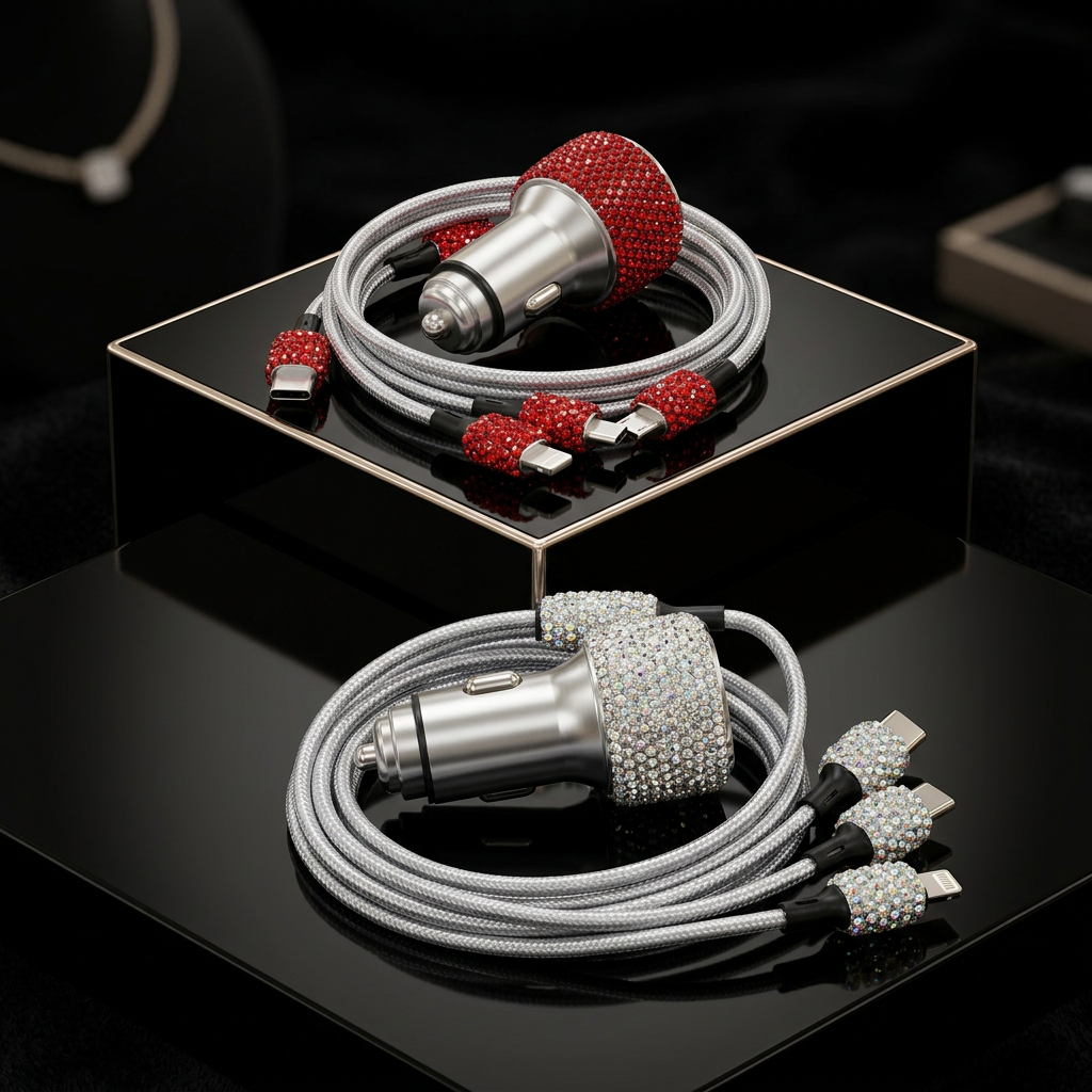 Royal Crystal Charger Set